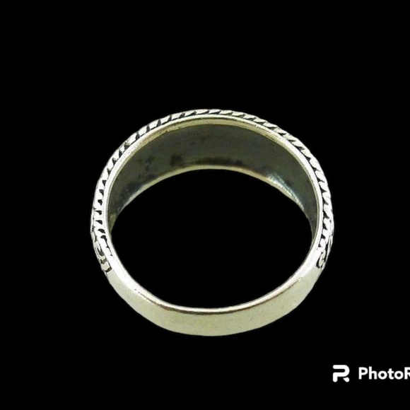 Designer Hagit Gorali Sterling Sculptured Handmade Ring Size 7 - Picture 2 of 4